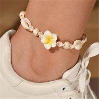 Bohemian Shell Anklets for Women Summer Beach Ankle Bracelet Girls Flower Footchain Sweet Ankle Chain Fashion Accessories