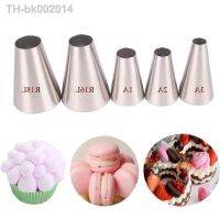 ☼◈▫ Round Mouth Pastry Nozzles Stainless Steel Cake Cupcake Tool For Confectionery Decoration Icing Piping Nozzle Tips 1A 2A 3A