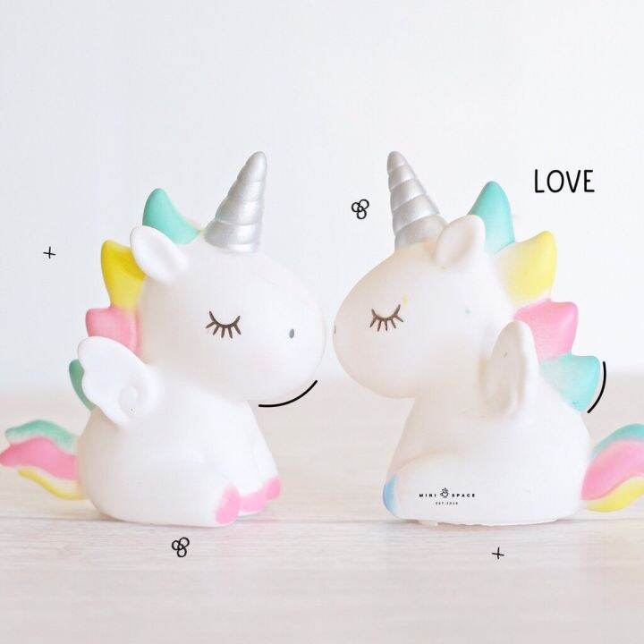 unicorn-figure-โมเดลม้ายูนิคอร์น-ตุ๊กตาตกแต่งบ้าน-ตุ๊กตาตั้งโชว์-ตุ๊กตาแต่งเค้ก