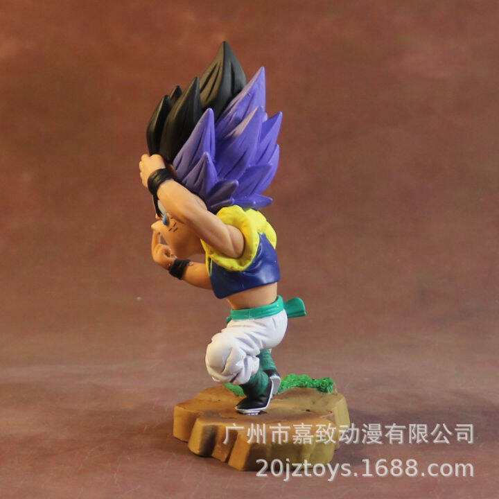 โมเดลดราก้อนบอล-ฟิกเกอร์-โกเท็น-ดราก้อนบอล-model-dragon-ball-figure-gotenks-ผมดำม่วง-14-16-5cm-2-ของสะสม-ของเล่น-ของเล่นถูกๆ-ของเล่นเด็ก