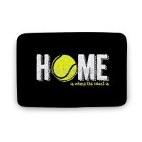 Home Is Where The Tennis Court Is Floor Mat Anti Slip Rugs Home Bedroom Foot Mat Tennis Tennis Ball Tennis Lover Tennis Player L