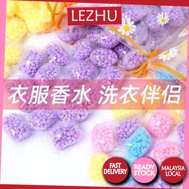 (50Pcs) Laundry Fragrance Beads Scent Beads Aroma Softener Clothes
