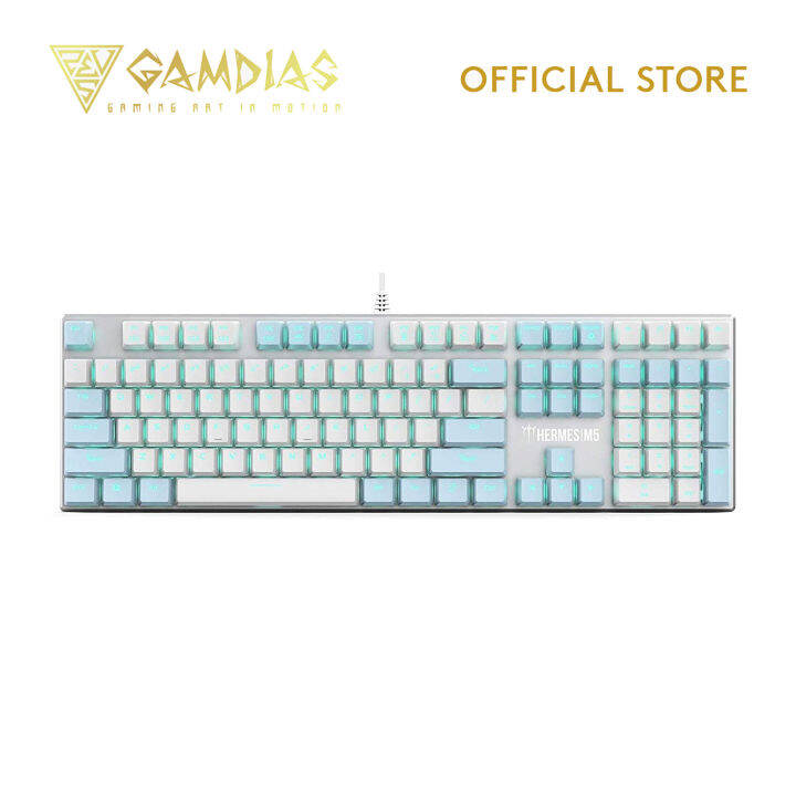 Gamdias Hermes M5 Blue Mechanical Switch Dualcolored Keycaps Wired