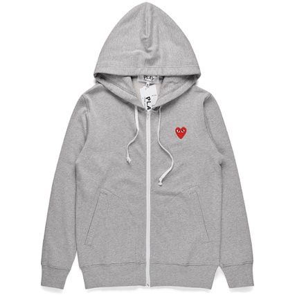 New play comme des garcons CDG Men Women Casual Zipper Hooded jacket ...