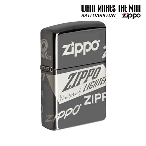 Bật lửa Zippo 49051 – Zippo Logo Design Black Ice® 360° Laser ...