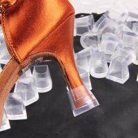 10pair/lot S/M/L/XL Latin Dance Shoes Transparent Shoe Covers Cap Shoe Care Hard Wearing High Heeler Heel Protector Stoppers