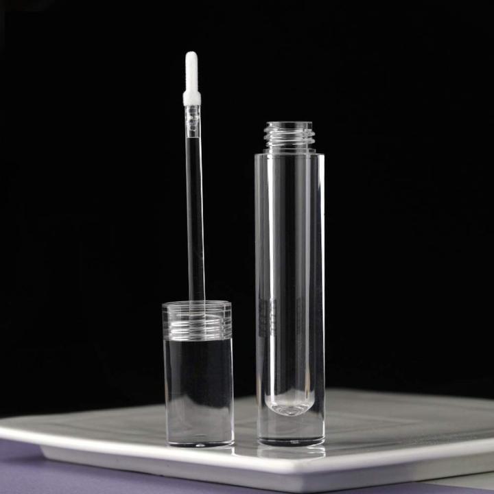 10pcs 5ml Empty Lip Gloss Tube, DIY Round Portabl Lipstick Bottle Clear Lip Gloss Bottle Lipgloss Tubes