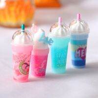 【CW】 1/4pcsDollhouse Miniature Pretend ToySoft IceCupsBarlollyFoodDolls Accessories