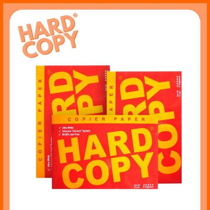 Hard Copy Copier Paper 70gsm (Short, A4, Long) Lazada PH