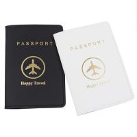 【DT】 hot  2Pcs/Set Passport Holder Luggage Tag PU Leather Protector Cover Wallet Travel Document Bag Card Case Unisex Card Holder
