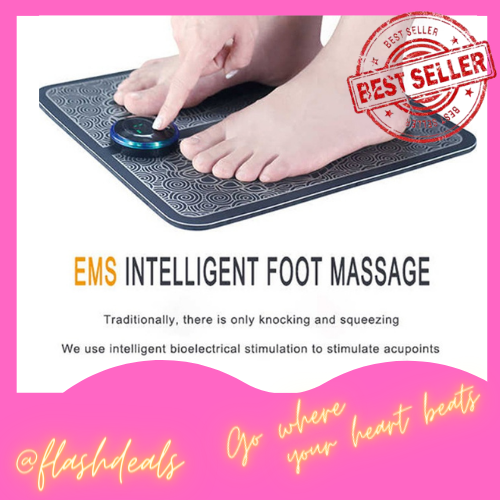 Japan Electric EMS Foot Massage Pad Relief Fatigue Lazada PH