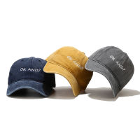 New Retro Wash Simple OK And Letter Cap Outdoor Sunscreen Baseball Cap Adjustable Cotton Dad Cap Travel Street Trucker Bone Hat