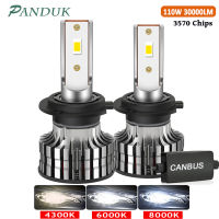 2021PANDUK Car Headlight H1 H3 H4 H7 LED 30000LM 110W Canbus H8 H9 H11 9005 HB3 9006 HB4 Led Bulb Auto Lights 6000K 12V Turbo Lamp