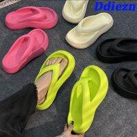 Women Slippers Flip Flops Thick Platform 2023 Fashion Non-Slip Beach Summer Ladies Slides Shoes Home House EVA Slippers