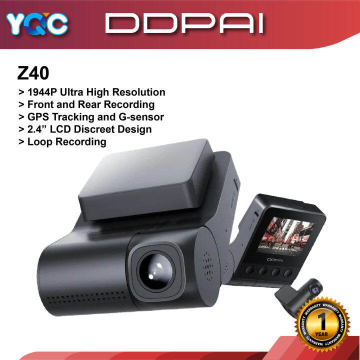 DDPai Dash Cam Z40 1944P Dash Cam GPS Rear Cam 24h Parking Monitor [1