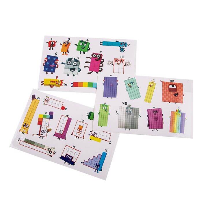 [HOT YAO CHU] Latex Numberblocks Stickers Cartoon Number Blocks ...