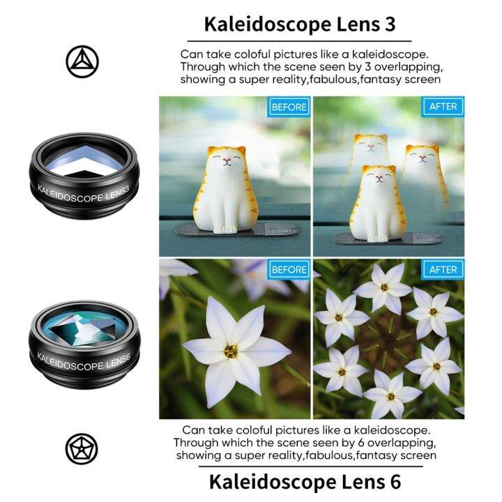 apexel-10-in-1-mobile-phone-lens-kit-22x-telephoto-fisheye-lens-wide-angle-macro-lens-cpl-star-flow-filters-for-all-smartphones