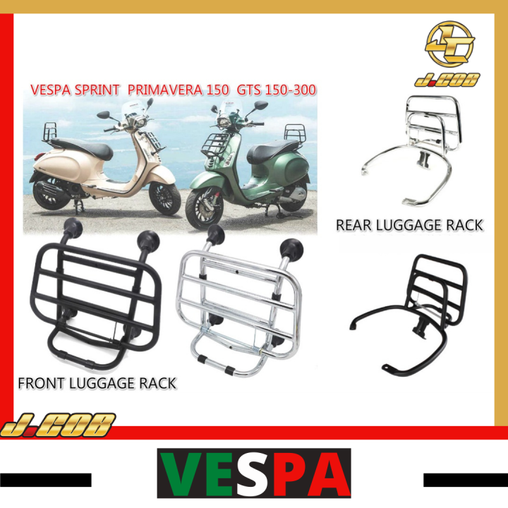 Vespa Sprint Primavera 150 GTS 250-300 front rear luggage rack bracket ...