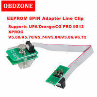 อะแดปเตอร์ EEPROM 8Pin คลิปสาย Soic 8 Sop8ที่หนีบทดสอบ Eeprom คลิปซ็อกเก็ตคลิปรองรับ XPROG V6.12/UPA/สีส้ม/CG PRO 9S12/IProg