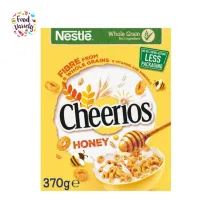 [สินค้าพร้อมจัดส่ง]⭐⭐Nestle Cheerios Honey 370g เนสท์เล่ เชียร์ริออส ฮันนี่ 370กรัม[สินค้าใหม่]จัดส่งฟรีมีบริการเก็บเงินปลายทาง⭐⭐