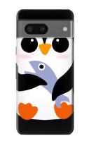 เคสมือถือ Google Pixel 7 ลายนกเพนกวินน่ารัก Cute Baby Penguin Case For Google Pixel 7