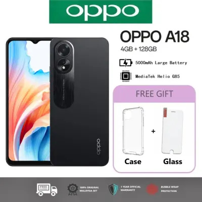 Malaysia Set] Oppo A38 (128GB ROM, 4GB RAM) 1 Year Oppo Malaysia Warranty