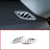 2 Pcs ABS Chrome Car Dashboard Air Conditioning Vent Frame Trim For BMW X1 E84 2011-2015 Essories