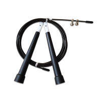 Home Gym Custom Logo Colorful Adjustable Sport Jumping Rope Black PVC Handle Speed Skipping Jump Rope For Kids Men Women