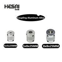 3D Printer Parts Accessory Stepper Motor Aluminum Alloy Z Axis Flexible Coupling Coupler Shaft Couplings 5mmx8mmx25mm