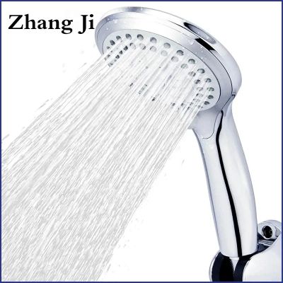 Zhangji Bathroom 5-Mode Shower Head Large Panel Water-Saving Nozzle Classic Standard Design G1/2 Shower Accessories Random Color Plumbing Valves