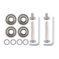 75MmX 24Mm Luggage Suitcase Replacement Wheels , PU Swivel Caster Wheels Bearings Repair Kits, a Set Of 2