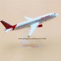 เครื่องบินแอร์บัส A320อินเดียสีขาว16ซม. เครื่องบินแอร์เวย์อากาศยานเครื่องบินจำลองหล่อขึ้นรูปตาชั่งโลหะผสมของเล่น