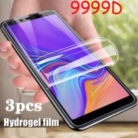 3PCS Hydrogel Film For Samsung Galaxy A9 A8 A6 Plus 2018 A7 2018 A750 Protective fillm For Galaxy J6 J4 Plus 2018 Screen Cover