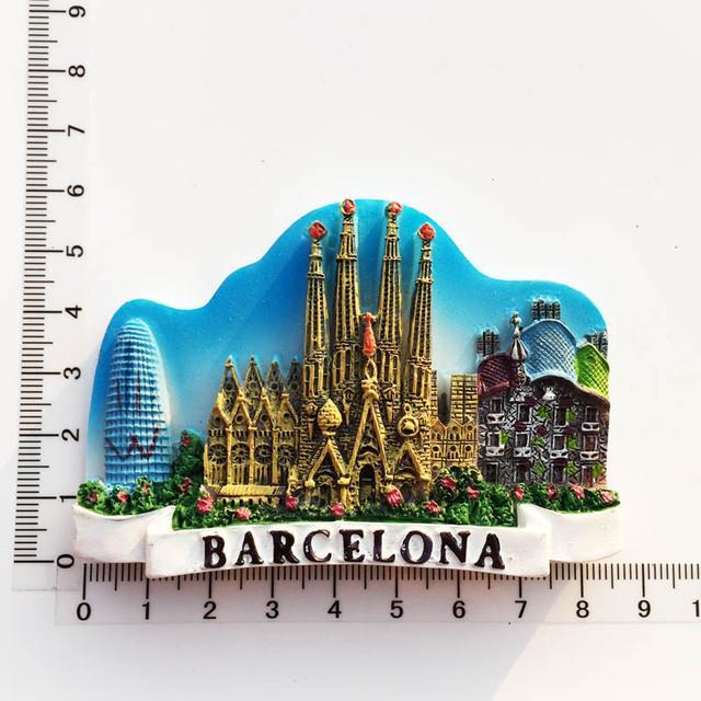 spain-fridge-magnetic-stickers-barcelona-tourist-souvenirs-fridge-magnets-home-decor-photo-wall-stickers-wedding-gifts