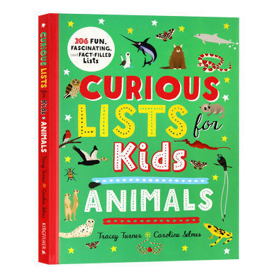 Curious animal English original curious lists for kids animals English childrens English Popular Science Encyclopedia reading Tracey Turner original book