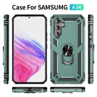 สำหรับ Samsung Galaxy A54กันกระแทก TPU + เคสมีขาตั้งโทรศัพท์พีซี