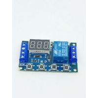 สุดคุ้ม โมดูลตั้งเวลา หน่วงเวลาปิดเปิดไฟผ่านรีเลย์ใช้ไฟ 6-30VDC Relay timer switch module ออกบิลได้