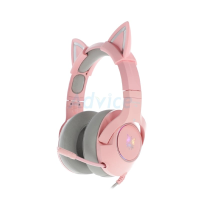 HEADSET (7.1) ONIKUMA K9 GAMING RGB SPEACIAL EDITION PINK