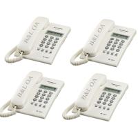 Panasonic Telephone CALLER ID รุ่น KX-T7703X 4 เครื่อง (White)