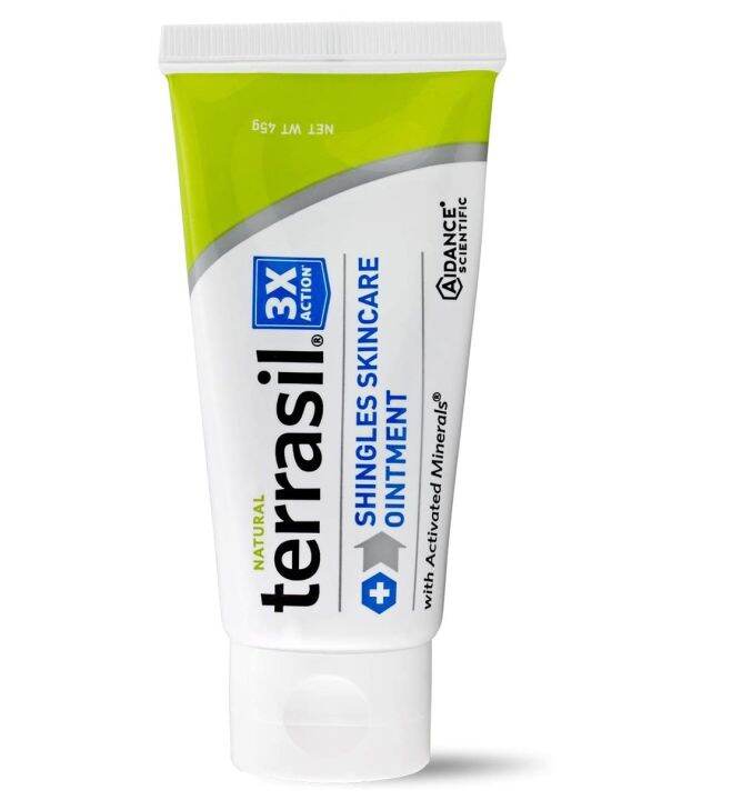 Terrasil Shingles Treatment Cream 3X Triple Action Patented Natural