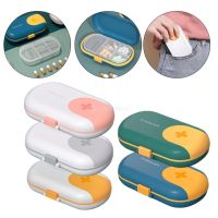 [LOVOSKI✨Handa na Stock✨] Pill Crusher Pulverizer Grinder 3 in 1 Tablet Cutter with Box Med and Vitamin Breaker Medicine Divider Top Down Crushing