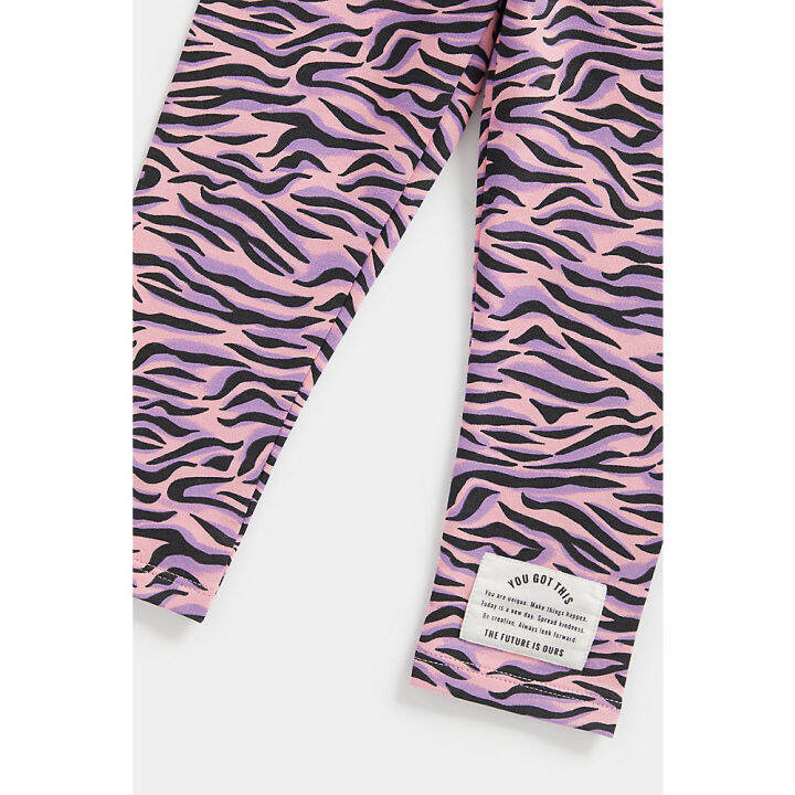 กางเกงเลกกิ้งเด็กผู้หญิง-mothercare-pink-zebra-print-leggings-cd216