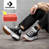 【Ready stock with box】 Run star One star Hike 1970S High Cut Sneakers Shoes For Women men Shoes kasut lelaki