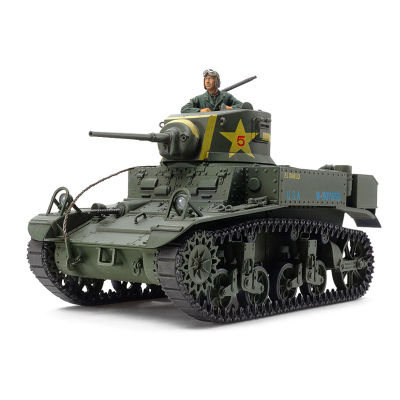 Tamiya 35360 135 Scale Model Kit US M3 Stuart Light Tank ชุดอาคาร DIY สำหรับผู้ใหญ่ทหารรุ่น Hobby Collection ของเล่น