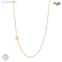 ☃☼☑ Aide 925 Sterling Silver Dainty Initial Necklace A-Z 26 Letters Name Choker Stackable Necklace For Women 18K Gold Plated Jewelry