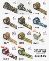 VACATION 1 ม้วน 5 เซนติเมตร x 4.5 เมตร Army Camo เทป เทปลายพราง เทปลายทหาร เหมาะสำหรับ กีฬา การอำพราง สำหรับล่าสัตว์ ตั้งแคมป์ Wrap ที่มีประโยชน์