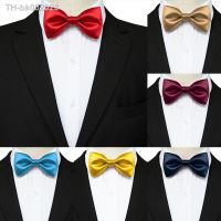 ❁ JEMYGINS Mens childrens bow tie Solid Color High Quality Butterfly Knot Red Black Bowtie for Wedding Party Business Gifts Ties