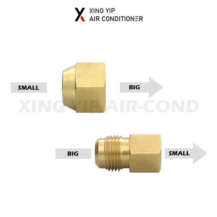 Copper Reducer Flare Nut / Reducer Flare Union / Air Cond Nut Tembaga