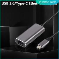 ร้าน GYHTEP มือถือภายนอกแท็บเล็ตโทรได้ตัวแปลงสายแลนอะแดปเตอร์อีเทอร์เน็ต USB 3.0ประเภท C ไปยัง RJ45