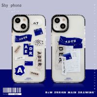 แฟชั่น ADER ป้ายเคสโทรศัพท์สำหรับ IPhone 13 12 11 Pro Max XR X Xs Max 7 8 Plus เคสกันกระแทก Casetifyss Full Soft Cover Bt21 BTs